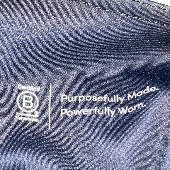 Athleta Green & Blue Ombre Elation 7/8 Tight Leggings Pants size Large - Picture 9 of 12